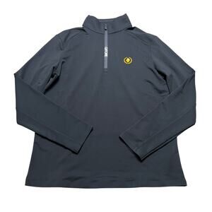 G/FORE Quarter Zip Pullover Onyx Black Men’s Size S Golf Performance Top